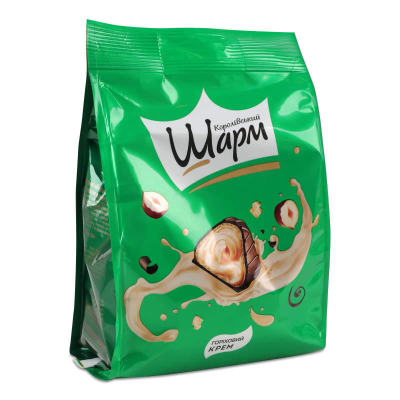 Цукерки Королівський шарм з горіховим кремом 113г АВК