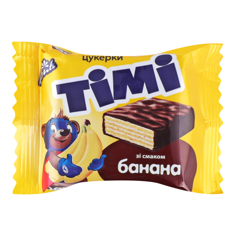 Цукерки зі смаком банана Timi кг