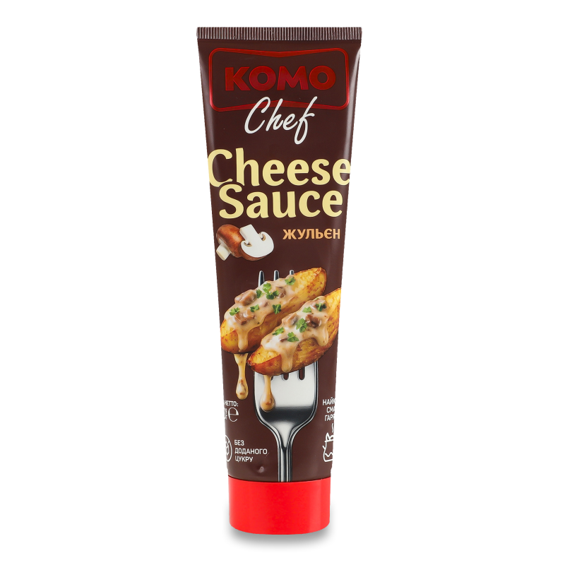 Соус Жульєн сирний 40% 150г туба Комо Chef