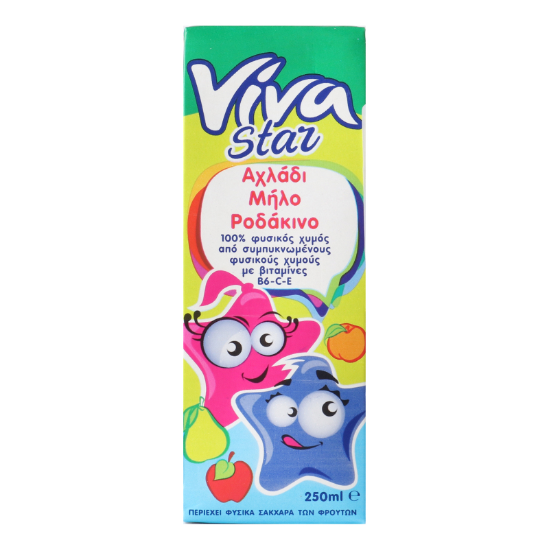Сік Груша-яблуко-персик Viva Star т/п