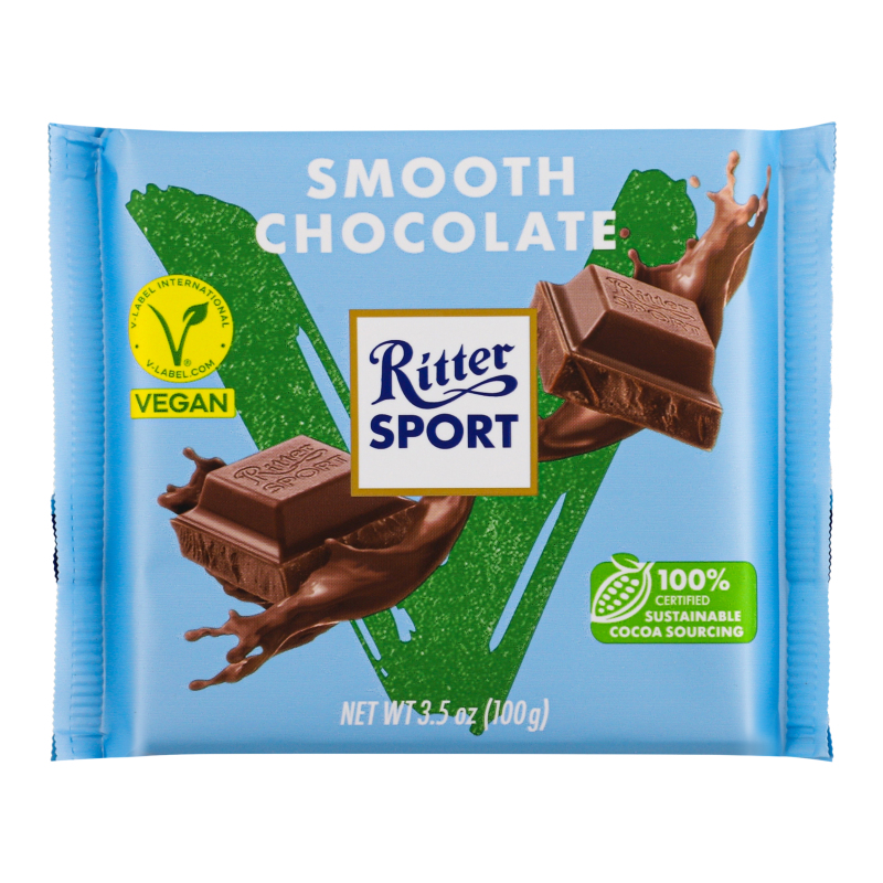 Шоколад кувертюр з мигдальним борошном Vegan Ritter Sport м/у