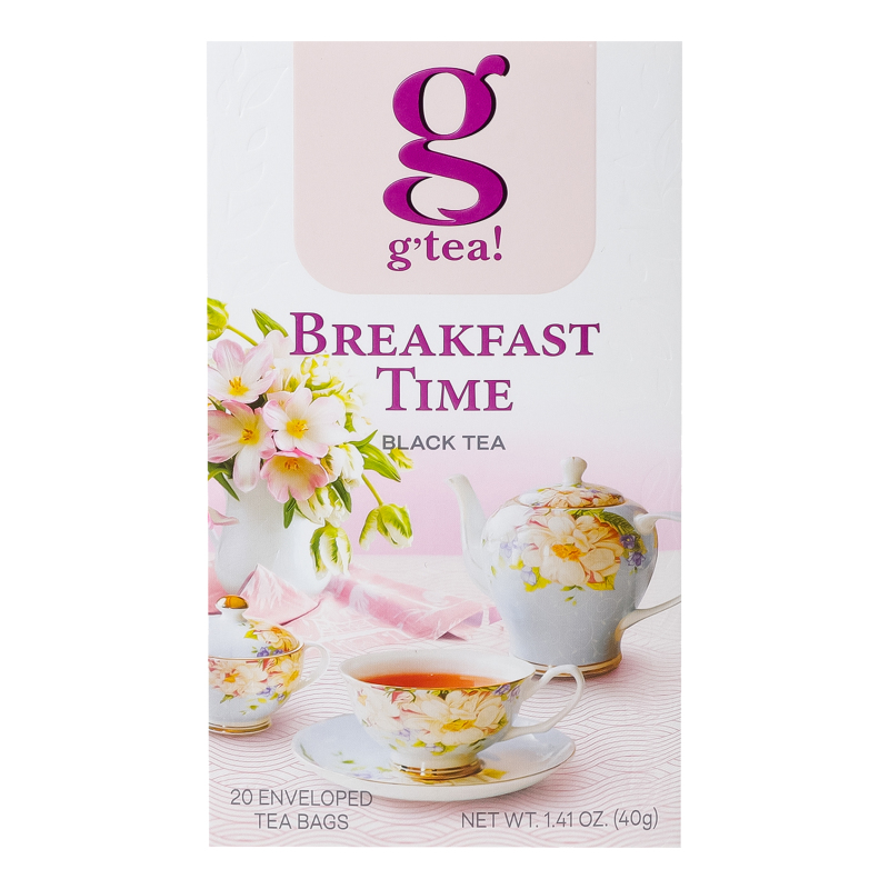 Чай черный байховый мелкий Breakfast time G'tea! к/у 20х2г G'tea