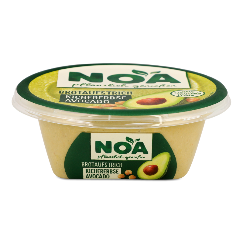 Закуска з нута Хумус з нутом та авокадо 175г NOA