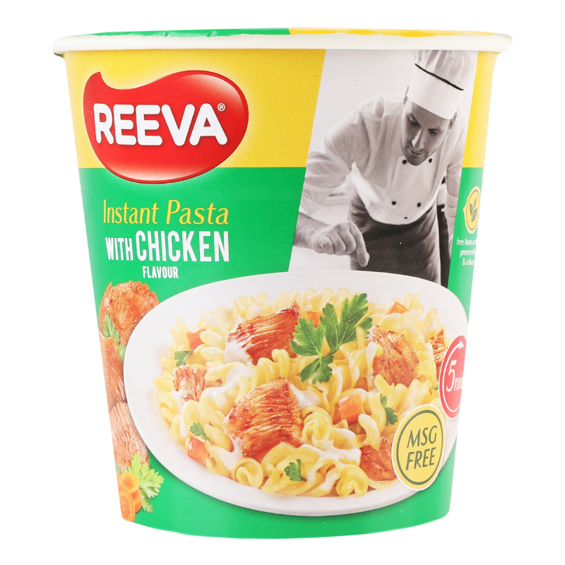 Макароны быстрого приготовления со вкусом курицы Reeva ст 70г Reeva ...