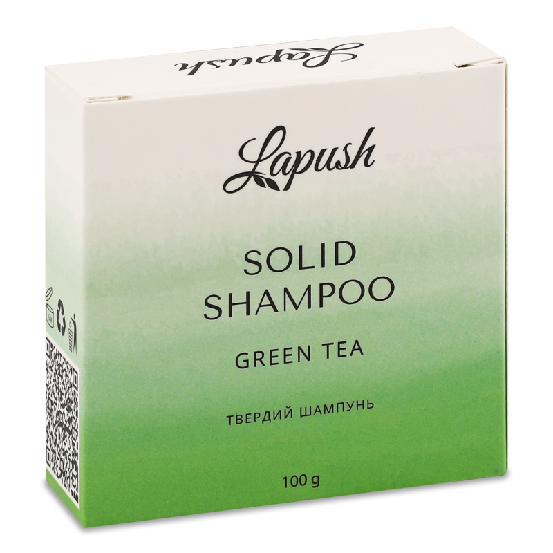 Шампунь твердий Green Tea 100г Lapush