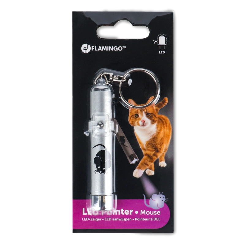 Іграшка д/котів Указка лазерна Мишка Flamingo