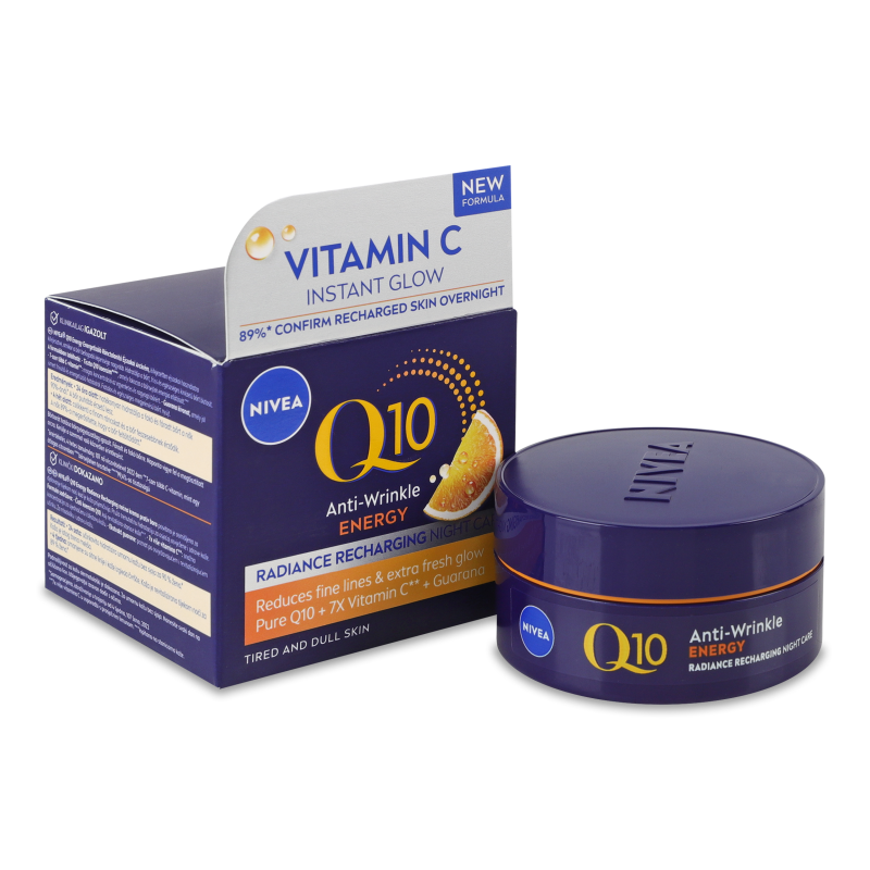 Крем д/обличчя Q10 Energy Відновлення сяйва нічний 50мл Nivea