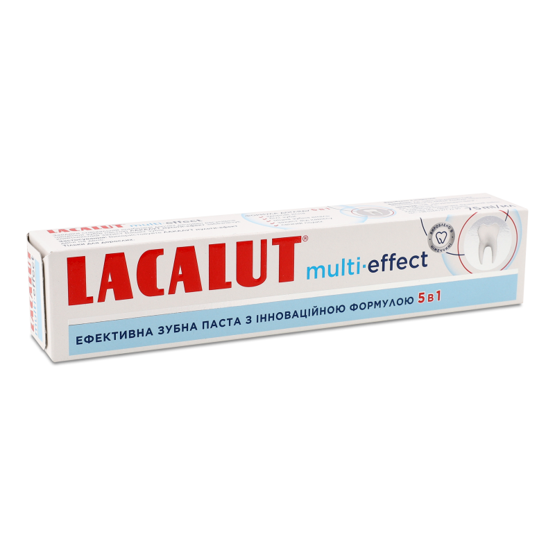 Паста зубна Multi-effect 5в1 75мл Lacalut