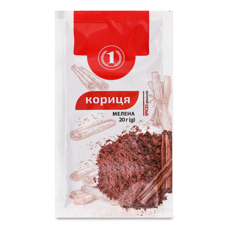 Кориця мелена 20г ТМ “1”