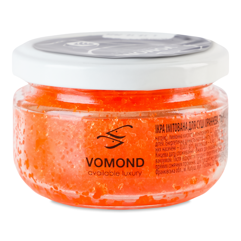 Ікра імітована д/суші оранжева 70г твіст/б Vomond