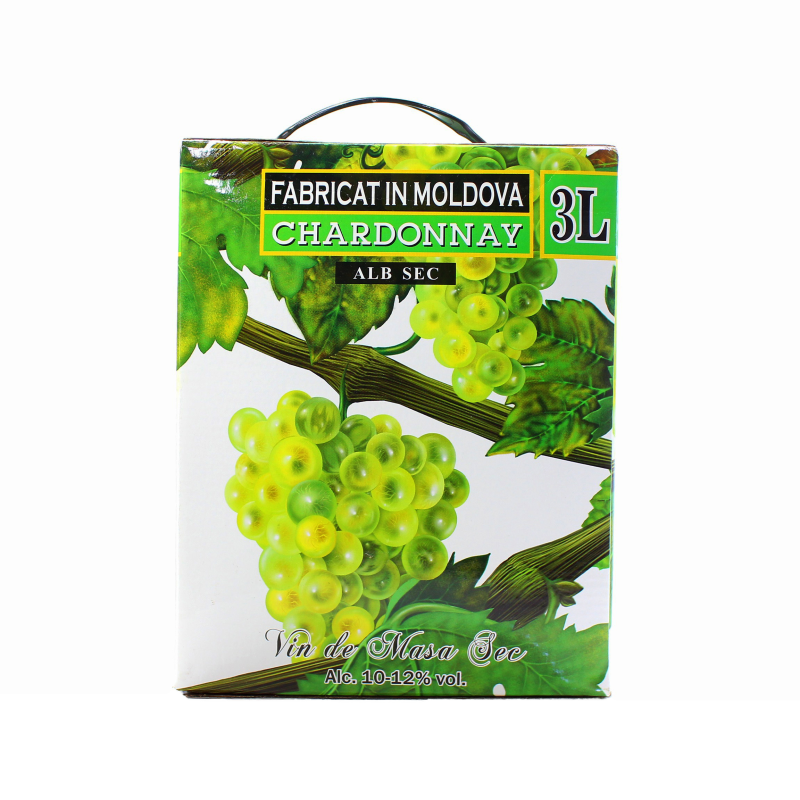 Вино Шардоне бiле сухе 11-13% 3л Аліанца-Вин