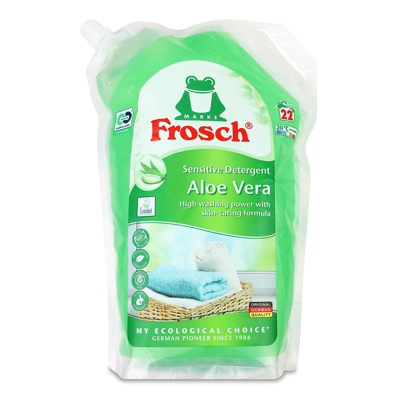 Засіб д/прання Sensitive Aloe Vera рідкий 1,5л д/п Frosch