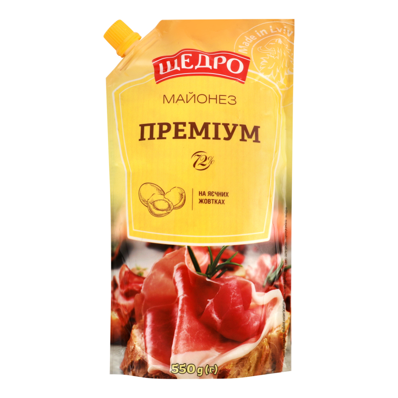Майонез 72% Преміум Щедро д/п