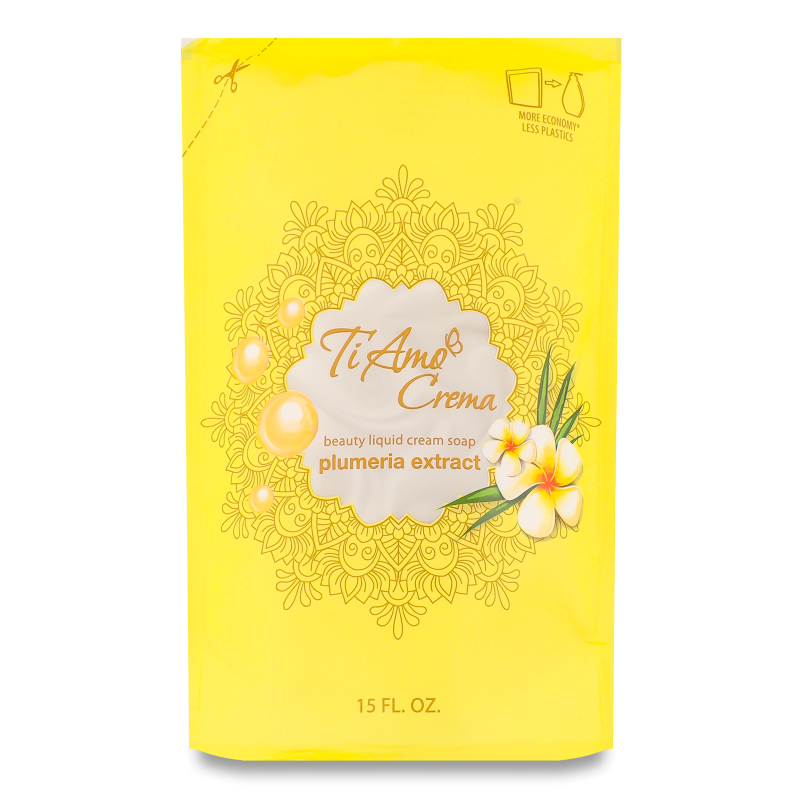 Крем-мило рідке з екстрактом плюмерії 450мл д/п Ti Amo Crema
