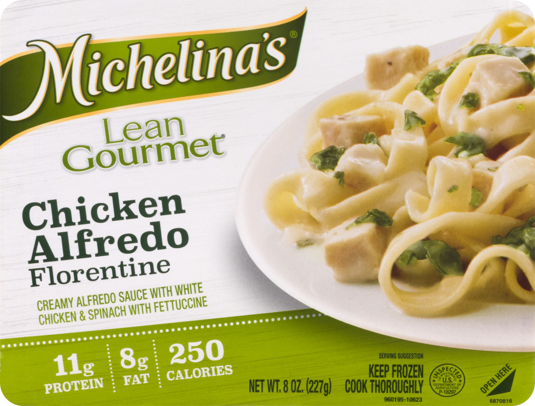 Michelina's Lean Gourmet Chicken Alfredo Florentine Michelina's
