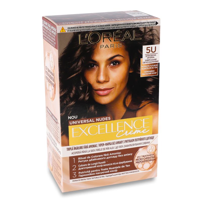 Крем-фарба д/волосся Excellence Creme 5U світло-каштановий L’Oreal