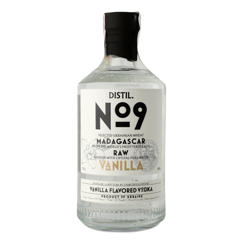 Горілка Vanilla 38% 0,5л Distil. №9