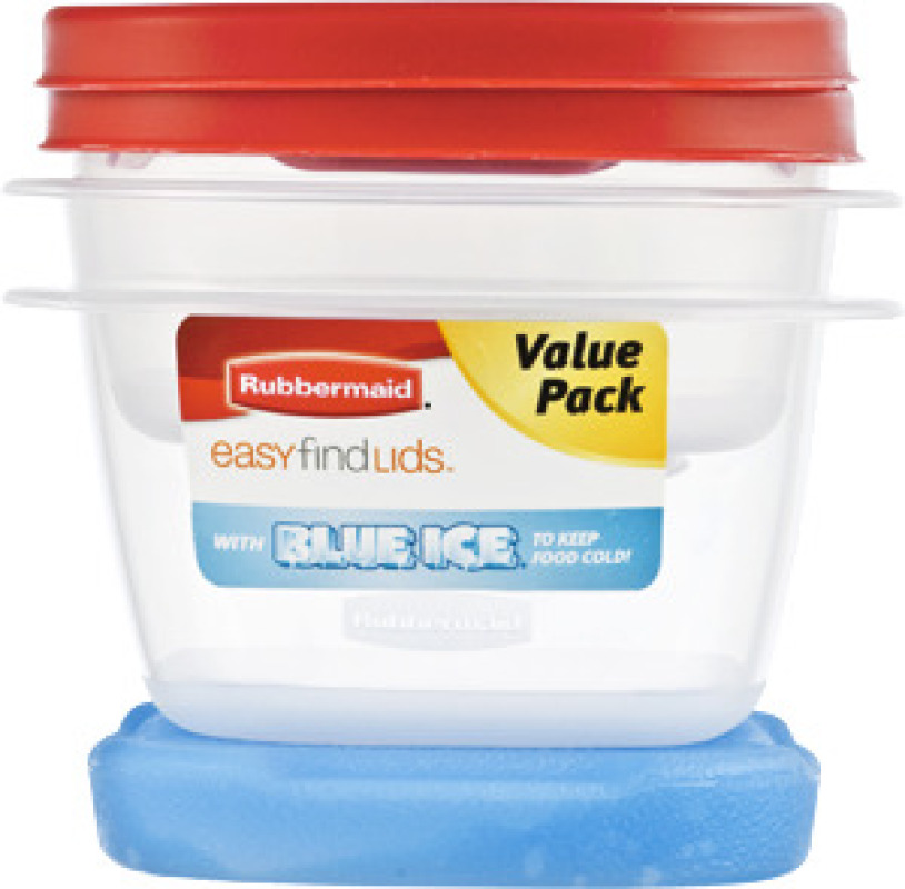 Rubbermaid Blue Ice Easy Find Lids Value Pack Rubbermaid(71691456179