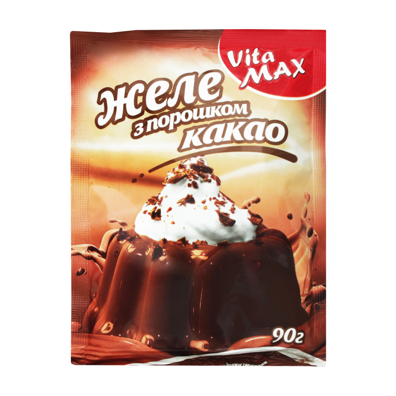 Cocoa☆ 2点 Желе с порошком какао VitaMAX м/у 90г VitaMAX(4820176260246