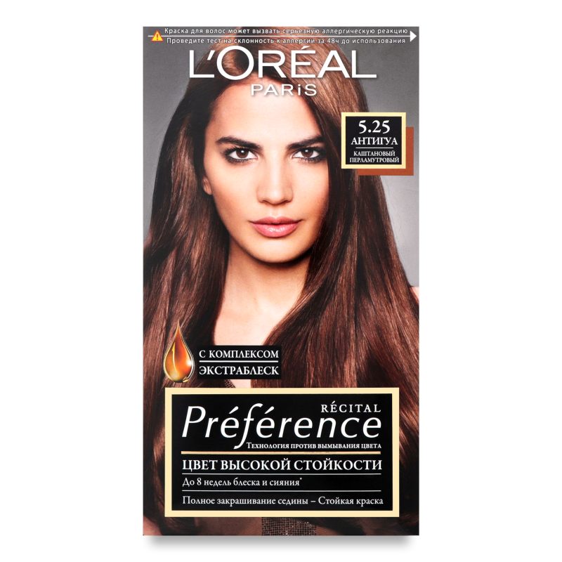 Крем-фарба д/волосся Preference 5.25 каштановий перламутровий L’Oreal