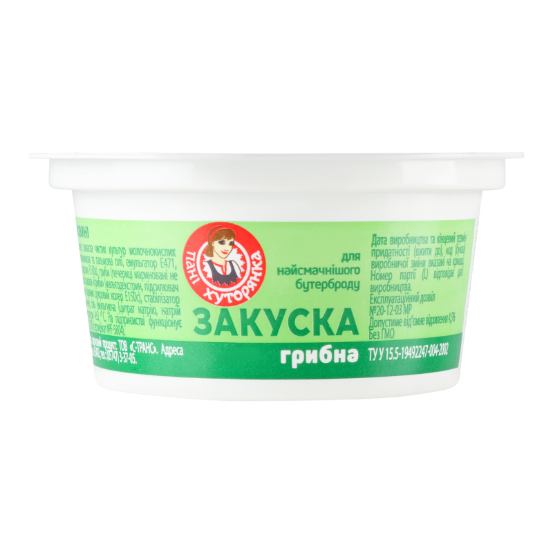 Закуска 50% грибна Пані Хуторянка ст