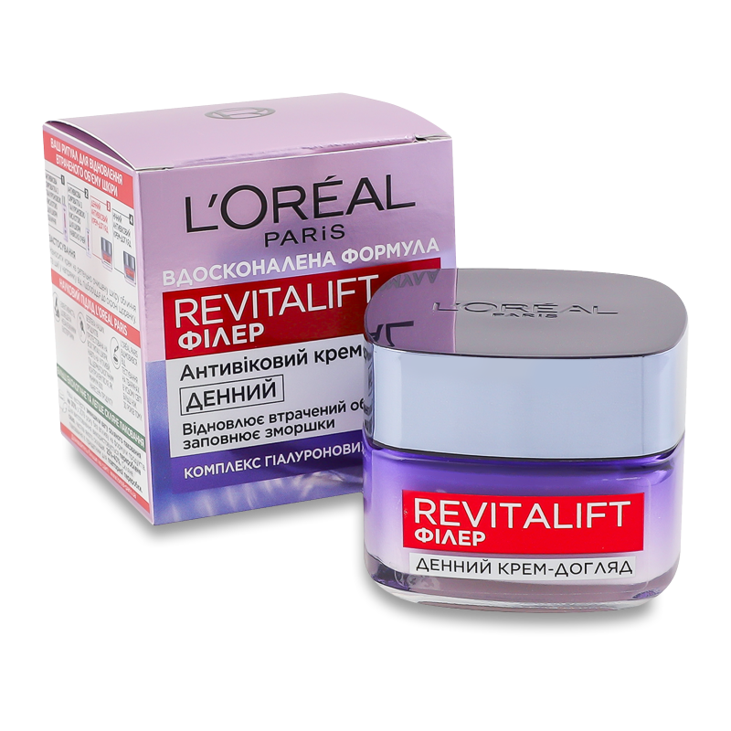 Крем-догляд д/обличчя Revitalift Filler 40+ денний 50мл L’Oreal