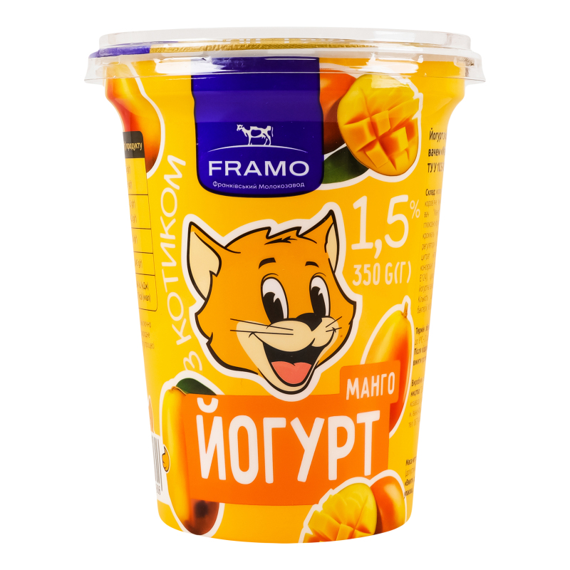 Йогурт 1.5% Манго Framo ст