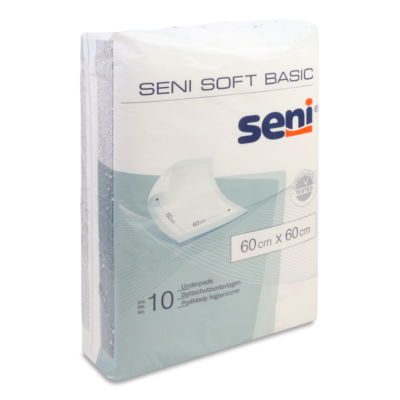 Пелюшки гігієнічні Софт Бейсік 60*60см 10шт Сені