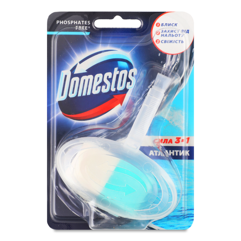 Блок д/унітазів Сила 3в1 Атлантик 35г корзинка Доместос