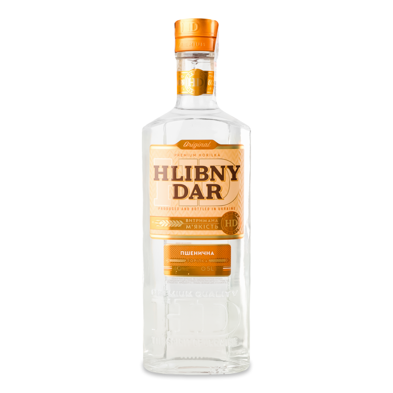 Горілка Пшенична 40% 0,5л Hlibny Dar