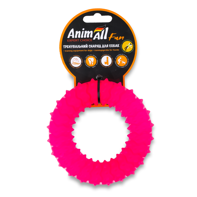 Іграшка д/собак Кільце з шипами 12см в асортименті ЕнімАлл Фан