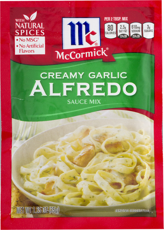McCormick Creamy Garlic Alfredo Sauce Mix McCormick(52100040813