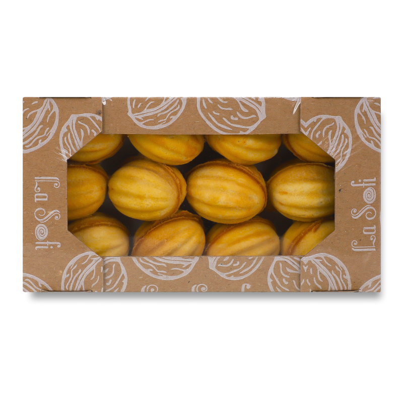 Горішки з згущеним молоком 285г коробка La Sofi