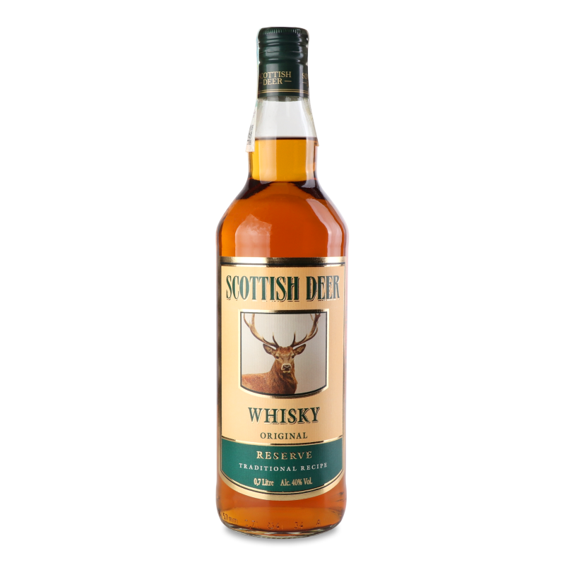 Віскі 3роки 40% 0,7л Scottish Deer