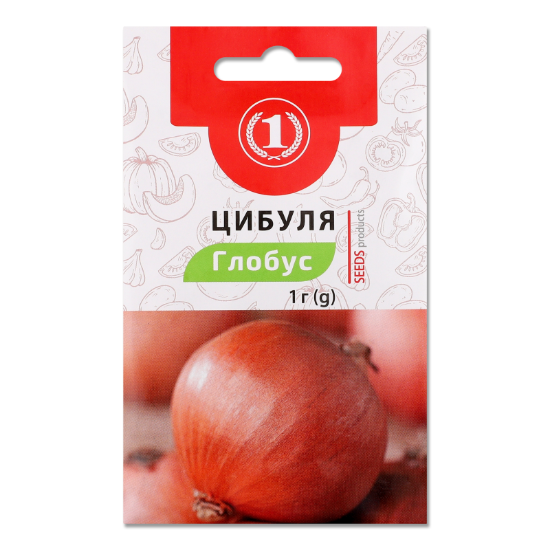 Насіння Цибуля Глобус 1г ТМ “1”