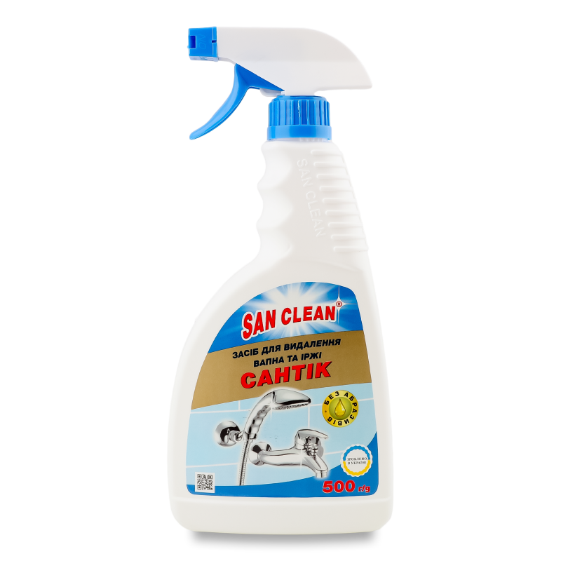Засіб д/видалення вапна та іржі Сантік 500г Сан Клін