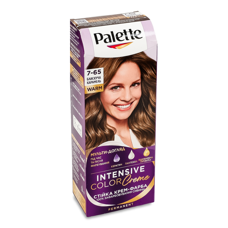 Крем-фарба д/волосся Intensive Color 7-65 Блискуча карамель Palette