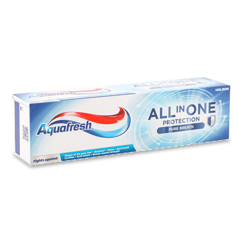 Паста зубна All in One Protection Pure breath 75мл Aquafresh