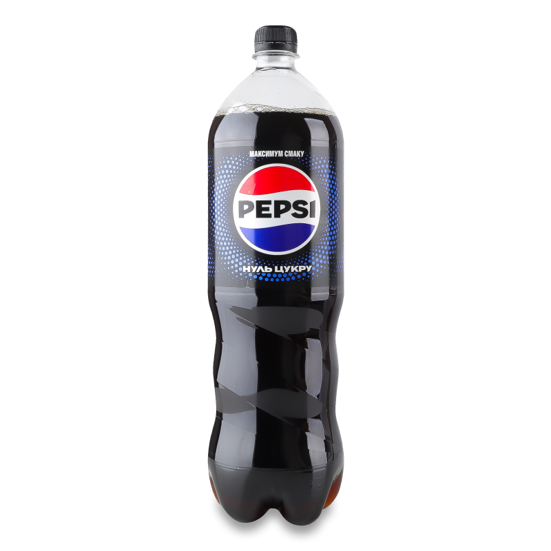 Напій безалкогольний Нуль цукру сильногазований 1,25л пет Pepsi