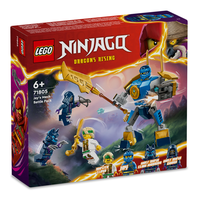 Конструктор Ніндзяго Бойовий набір робота Джея 71805 Лего