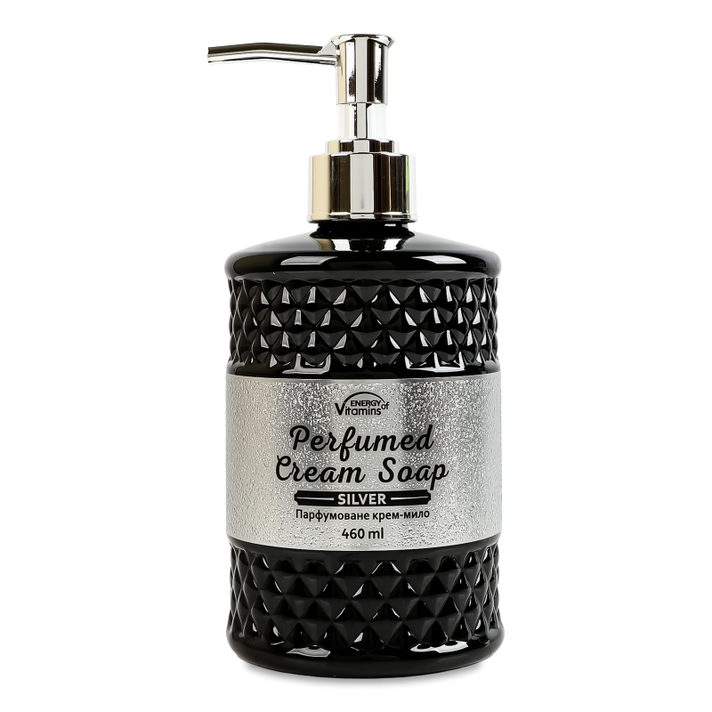 Крем-мило Сільвер парфумоване 460мл з дозатором Енерджі оф Вітамінс