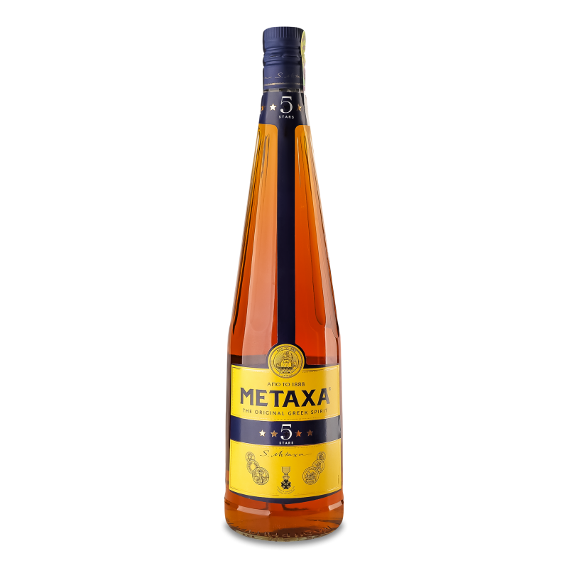 Напій алкогольний ***** 38% 1л Метакса