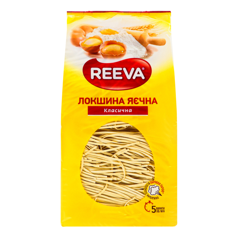 Локшина яєчна Класична Reeva м/у
