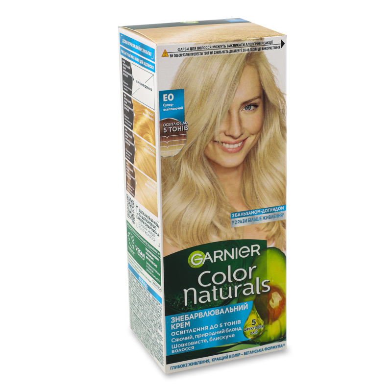Крем-фарба д/волосся Колор Нейчералс E0 суперосвітлююча Гарньє