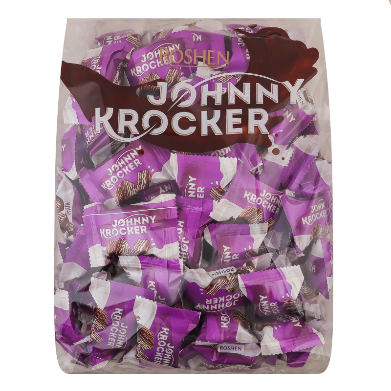 Вафлі з начинкою зі смаком молока Johnny Krocker Roshen кг