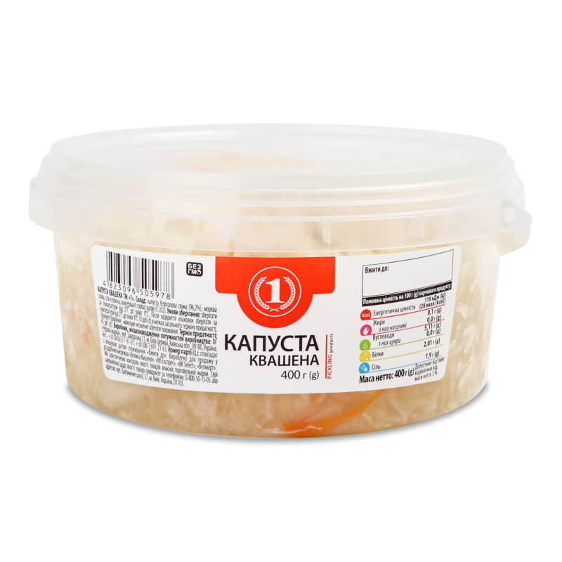 Капуста квашена 400г ТМ “1”