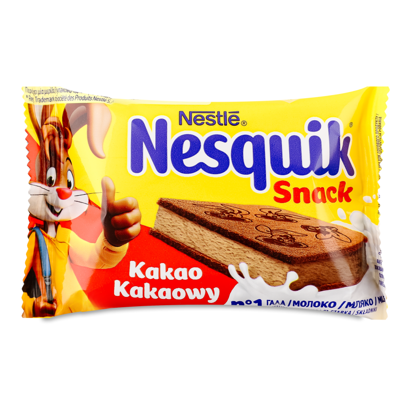 Тістечко бісквітне з какао-молочною начинкою 26г Nesquik