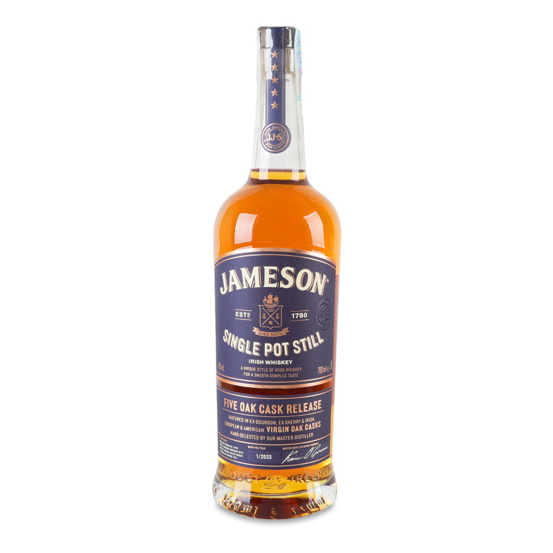 Віскі Single Pot Still 46% 0,7л Jameson