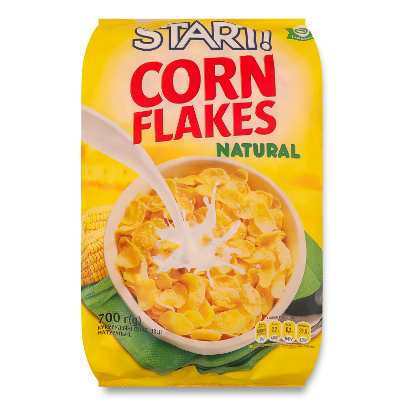 Пластівці кукурудзяні натуральні 700г Старт