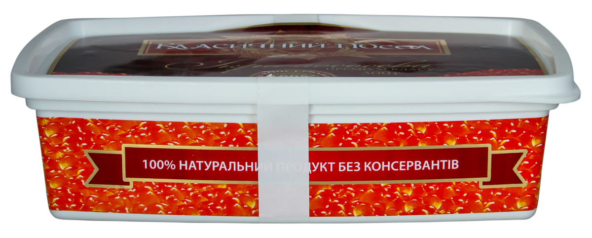 Ікра лососева солено-заморожена Класичний посол п/у
